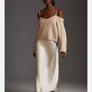 Anthropologie layered sweater dress